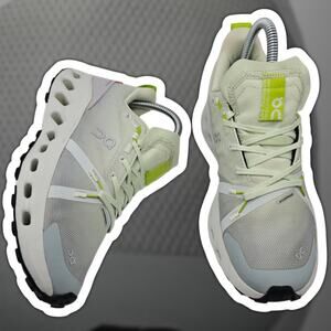 On Cloudsurfer Trail Waterproof Womens 6 Running Shoes Lima Mineral Sneakers